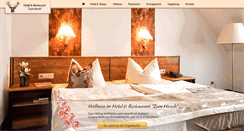 Desktop Screenshot of hotel-hirsch-prediger.de